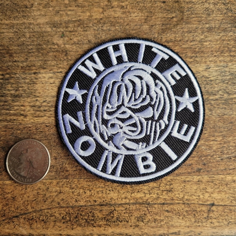 3/13$ White Zombie 90'S Vintage Metal Alternative Rock Embroidered Patch. - Picture 2 of 2